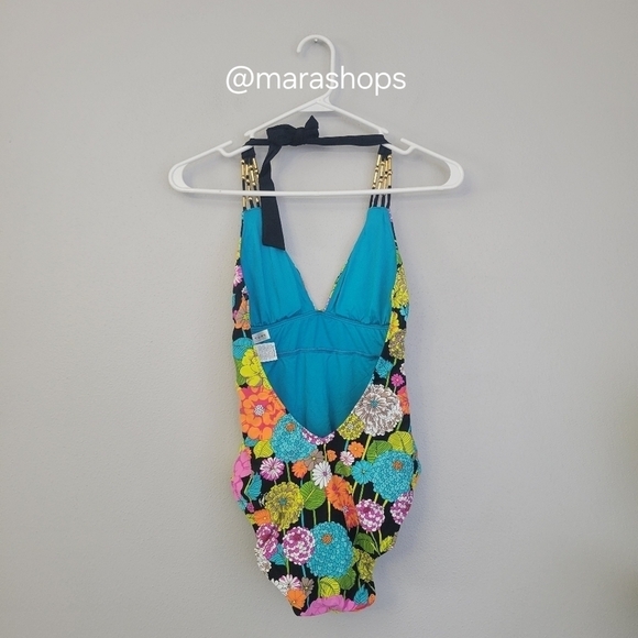 Trina Turk Santiago Halter One-Piece Swimsuit - Picture 7 of 7